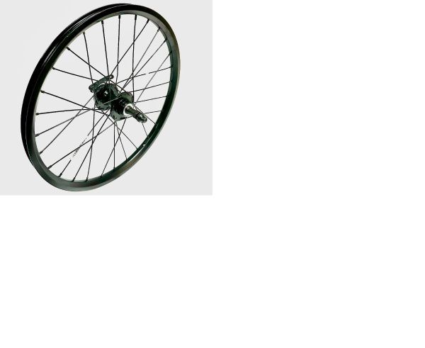Колесо заднее 26", обод DH-18,алю.двойной 36 спиц,черный анод,дисковый торм.под трещ,вт KT-M65R